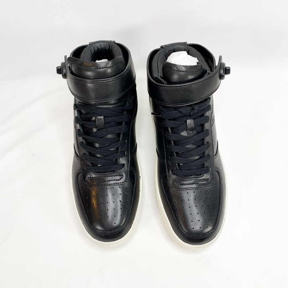 COACH Turnlock C210 Black High Top Sneaker 7 D NEW - Picture 3 of 8